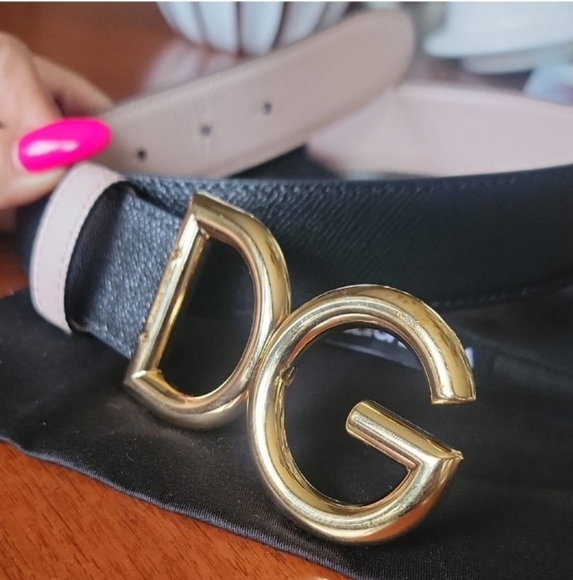 Dolce & Gabbana Cream and BlackReverseable Women\'s Belt
